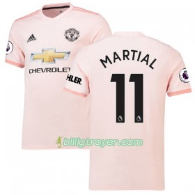 Billige Fotballdrakter Manchester United Anthony Martial 11 Bortedraktsett 2018/19 Kortermet